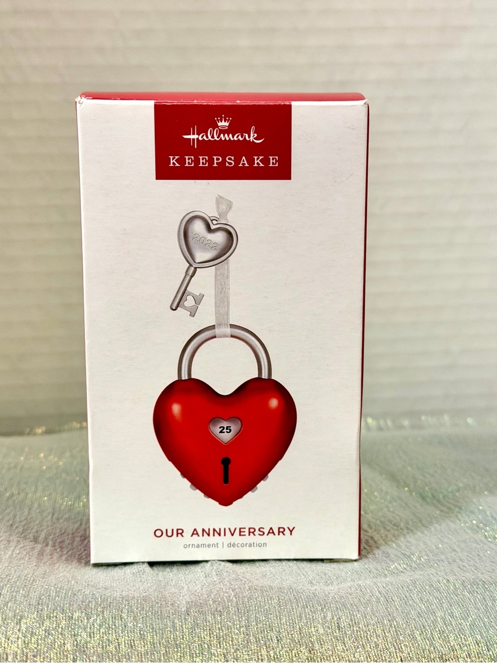 Hallmark Red Heart Lock Keepsake Ornament